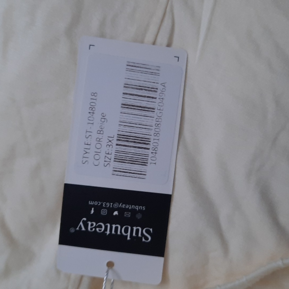 Subuteay Intimates & Sleepwear Beige Elastic Waistband Slip Shorts Size XXXL/3X - Picture 8 of 10